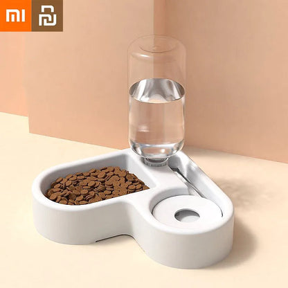 Space-Saving Dual Pet Feeder