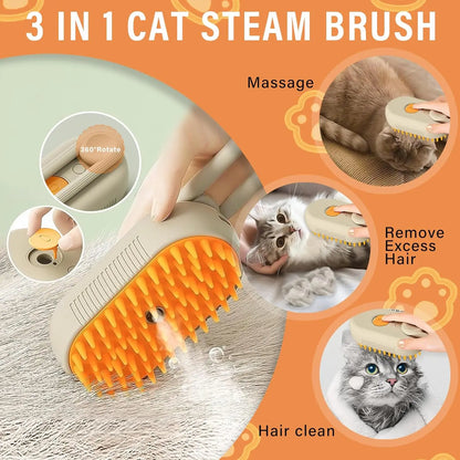 Pet Spray Massage Brush