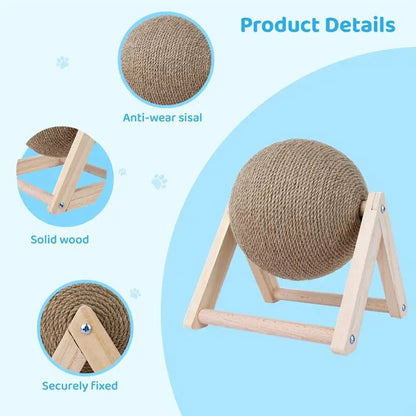 Sisal Cat Scratching Ball Toy