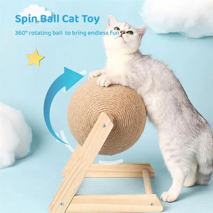 Sisal Cat Scratching Ball Toy