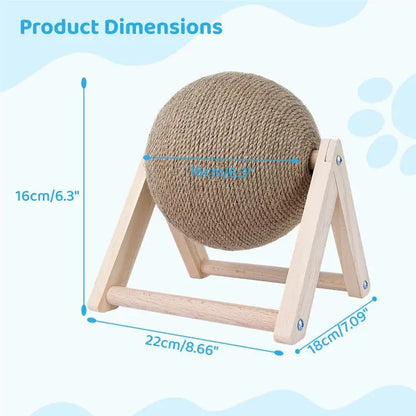 Sisal Cat Scratching Ball Toy