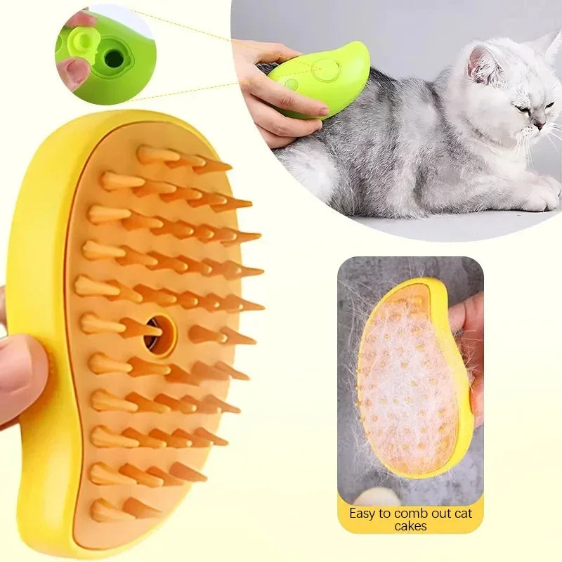 3-in-1 Steamy Pet Brush