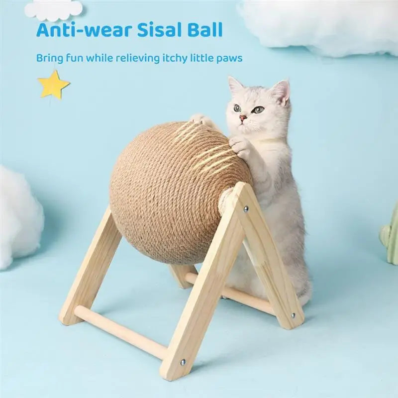 Sisal Cat Scratching Ball Toy