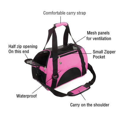 Soft-Sided Pet Travel Carrier