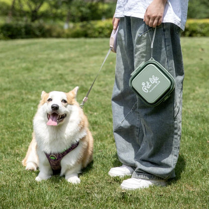 Portable Double-Decker Travel Bowl